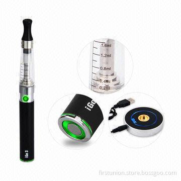 E-cigarettes iGO3, Use Scale Clear CE4 Transparent Atomizer, LED Display Smoke Quantity
